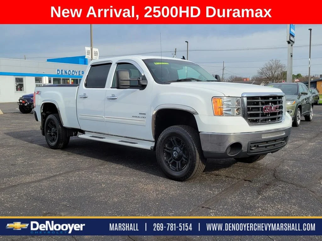 Used 2010 GMC Sierra 2500HD SLE with VIN 1GT4K0B61AF124693 for sale in Marshall, MI