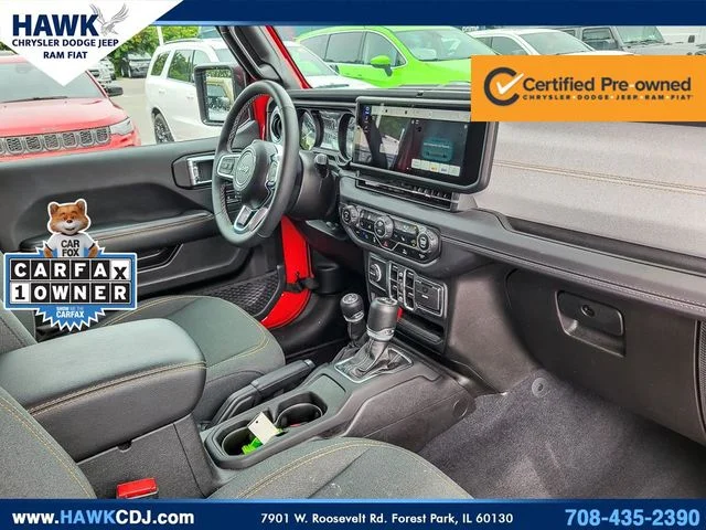 Certified Used 2025 Red Jeep Sahara 4xe image 28