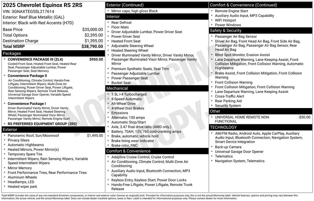 Used 2025 Blue Chevrolet RS image 26