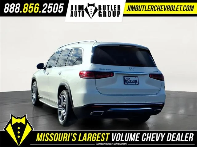 Used 2022 White Mercedes-Benz GLS 450 image 2