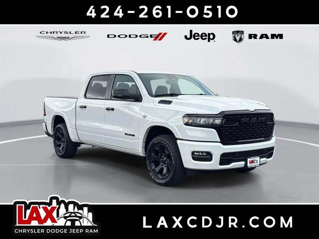 New 2026 Bright White Clear-Coat Exterior Paint RAM Big Horn/Lone Star image 1