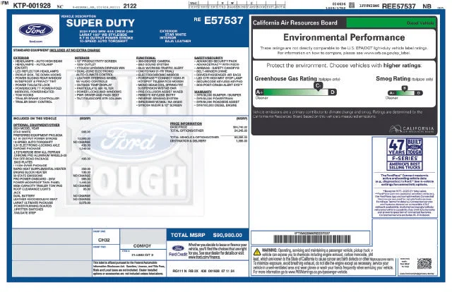 Used 2024 White Ford Lariat image 5