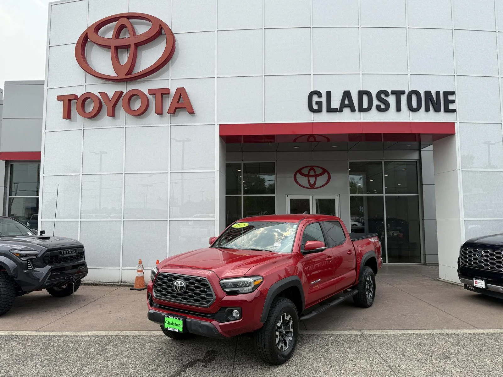 Used 2020 Barcelona Red Metallic Toyota TRD Off Road image 1