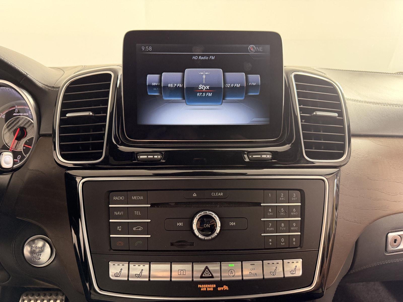 Used 2017 Obsidian Black Metallic Mercedes AMG GLS 63 image 37