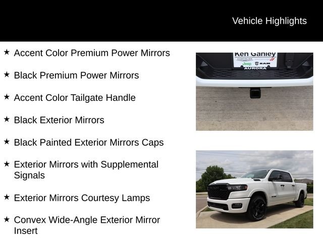 New 2026 Bright White Clear-Coat Exterior Paint RAM Big Horn image 15