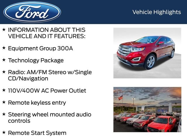 Used 2017 Red Ford Titanium image 5