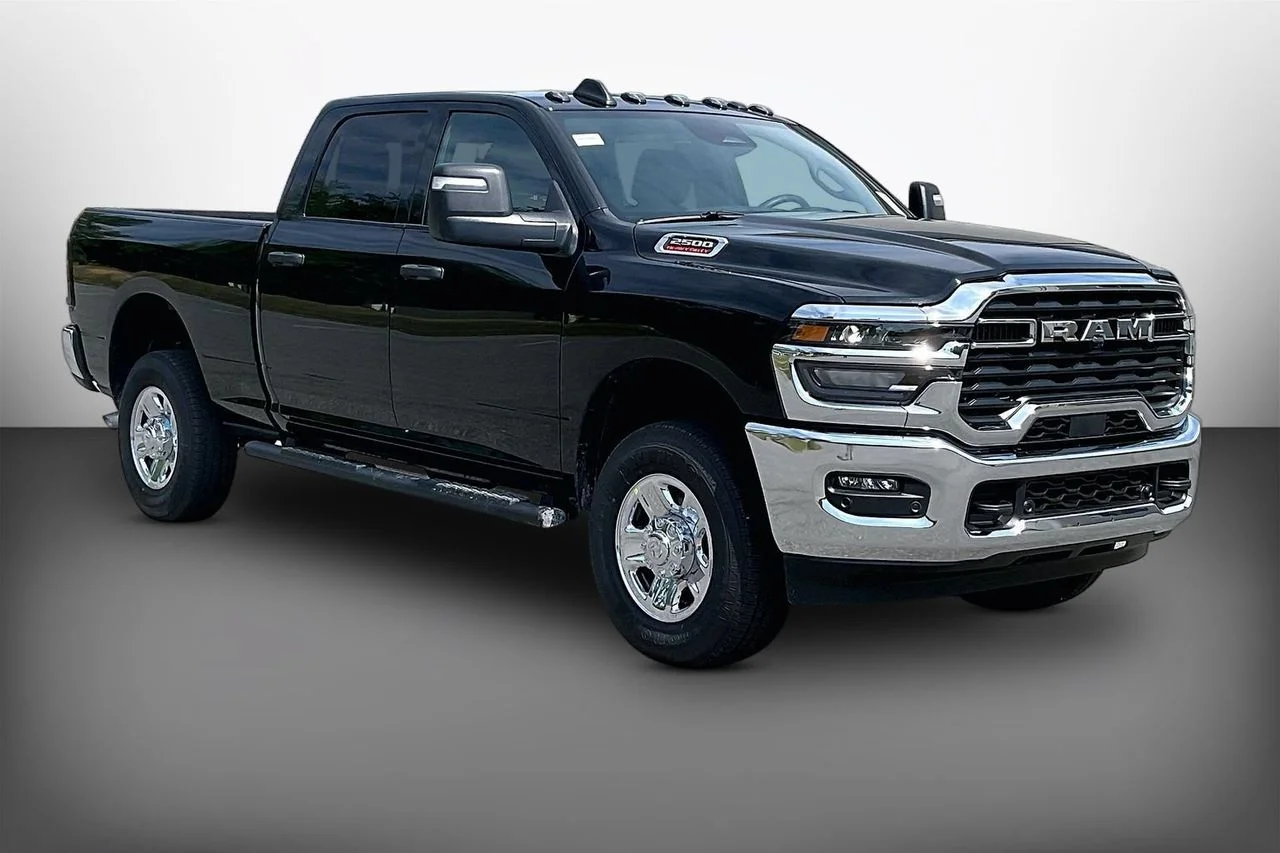 New 2026 Diamond Black Crystal Pearlcoat RAM Tradesman image 1