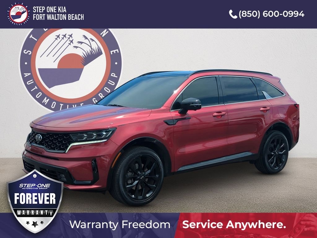 Used 2021 Red Kia SX-Prestige image 1