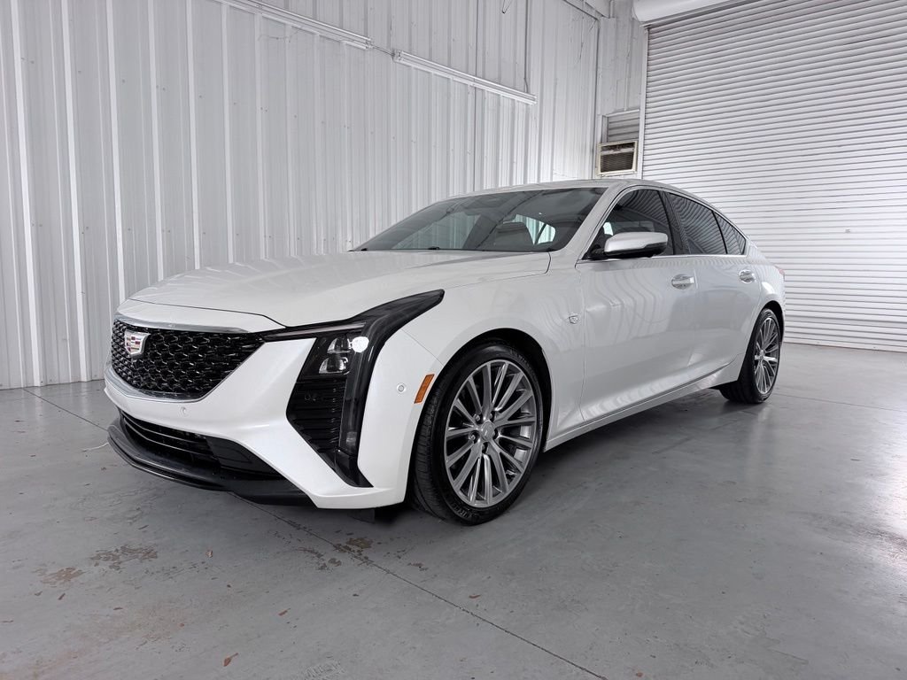 Used 2025 White Cadillac Premium Luxury image 1