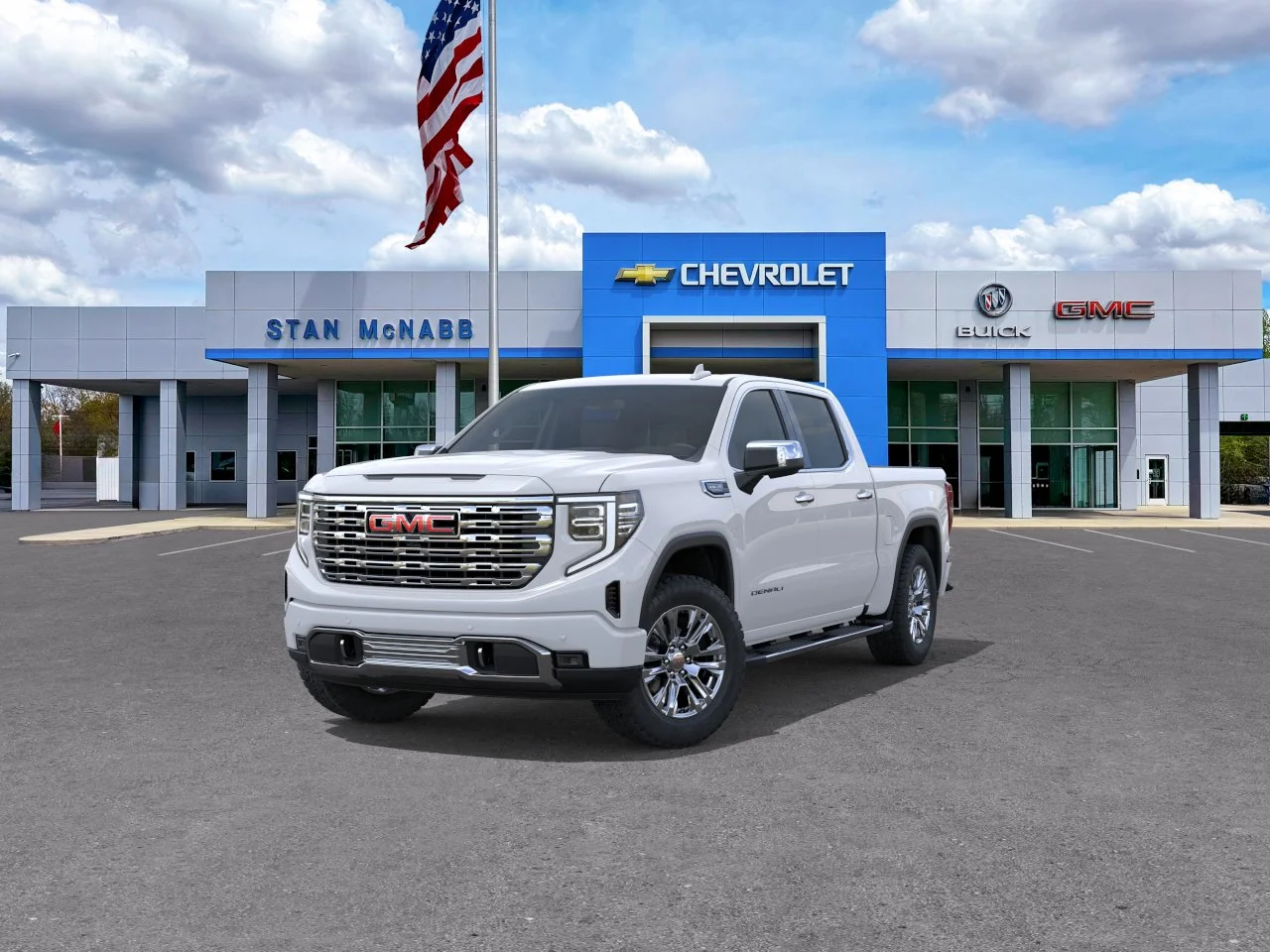 New 2026 Glacier White Tricoat GMC Denali image 8