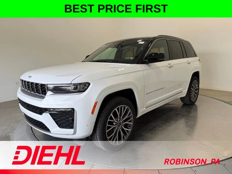 New 2026 Bright White Clear-Coat Exterior Paint Jeep Summit image 3