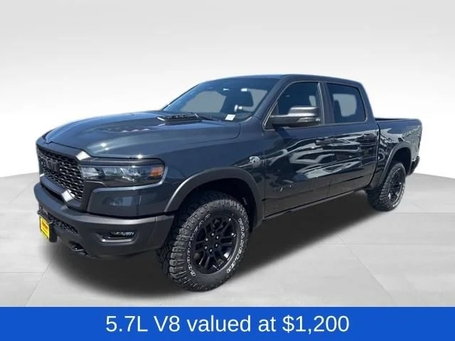 New 2026 Forged Blue Metallic Exterior Paint RAM Rebel image 3