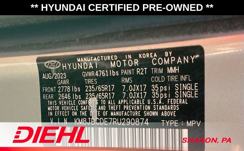 Certified Used 2024 Silver Hyundai SEL image 22