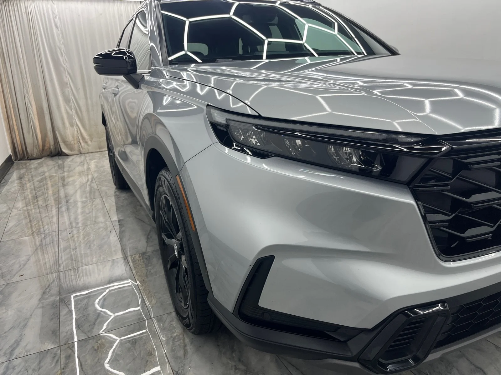 Used 2025 Solar Silver Metallic Honda Sport-L AWD image 7