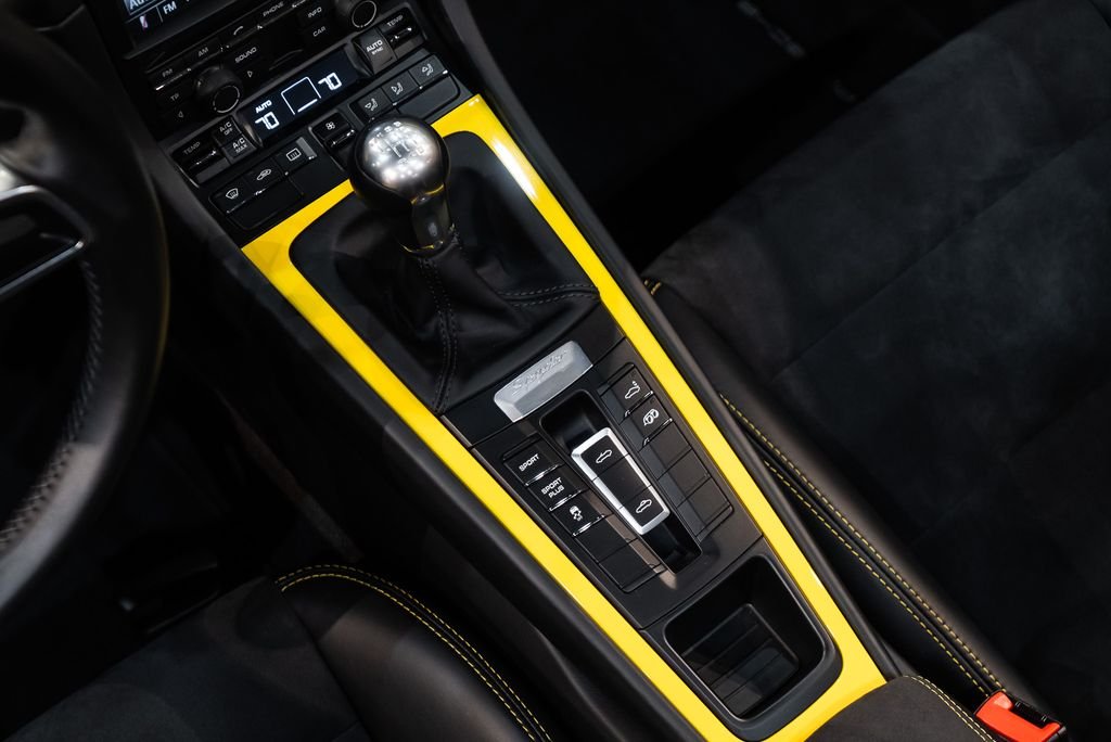 Used 2016 Racing Yellow Porsche Spyder image 26