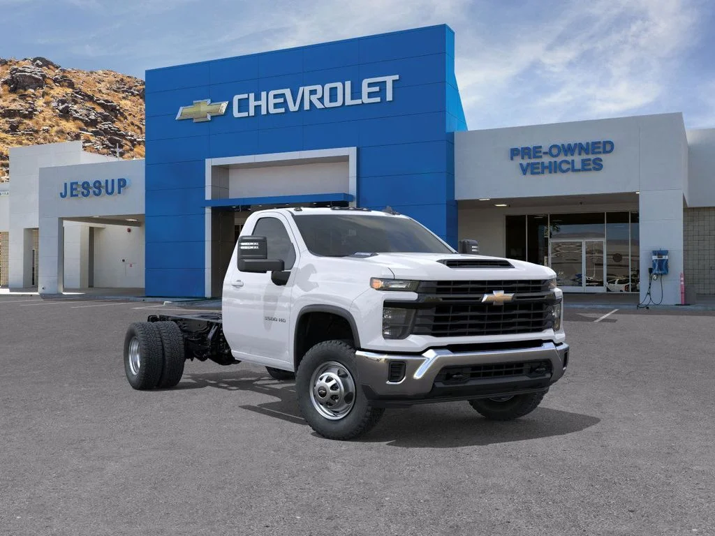 New 2026 Summit White Chevrolet Work Truck image 1