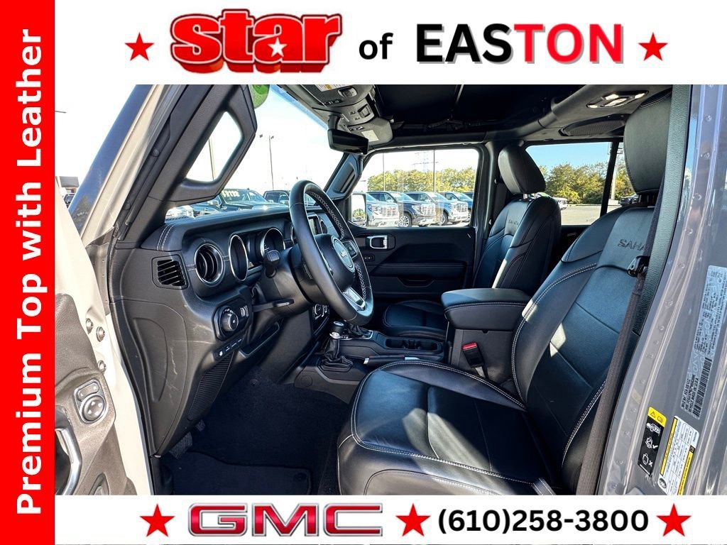 Used 2023 Gray Jeep Sahara 4x4 image 17