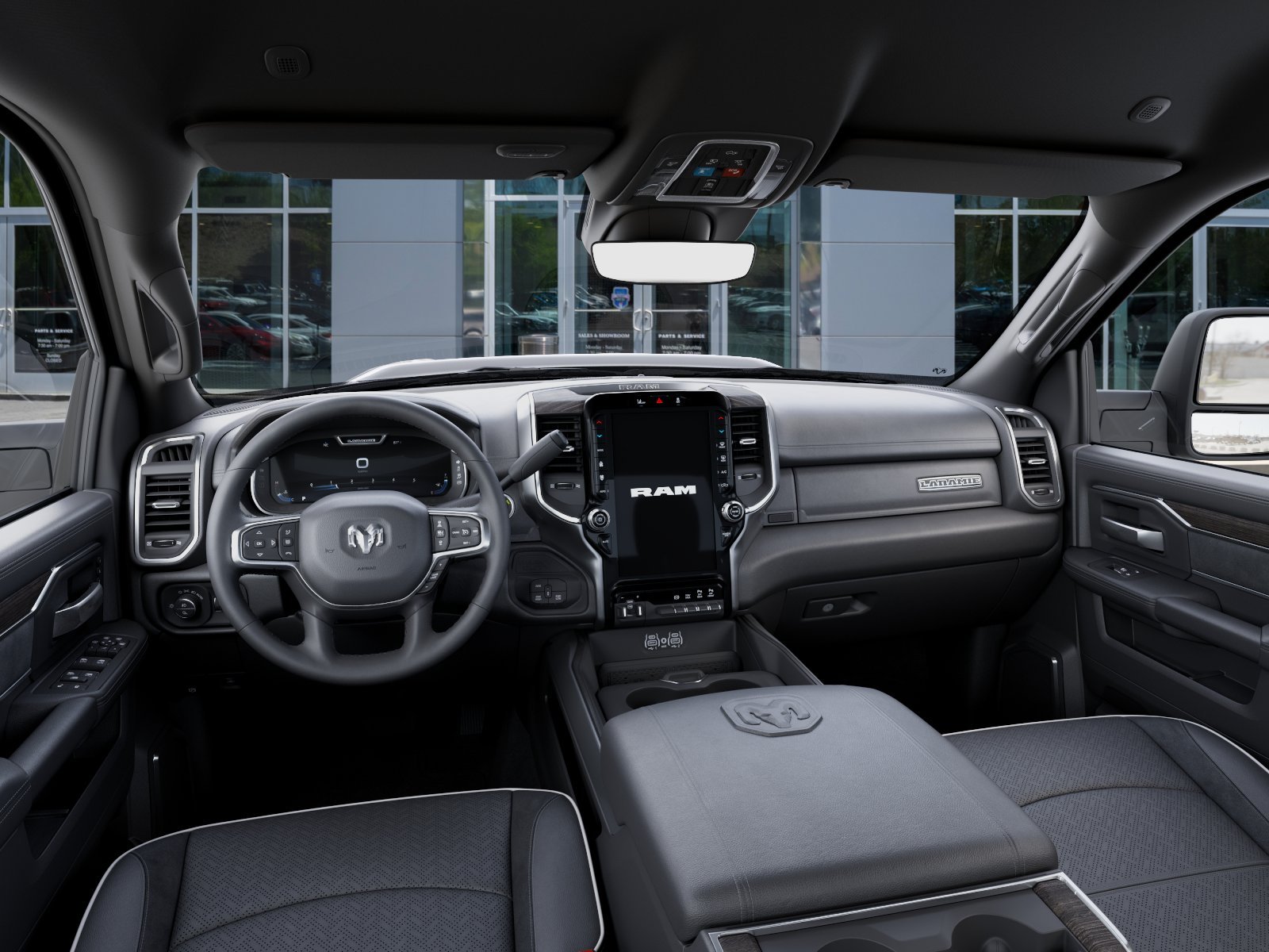 New 2027 Granite Crystal Metallic Clear-Coat Exterior Paint RAM Laramie image 40