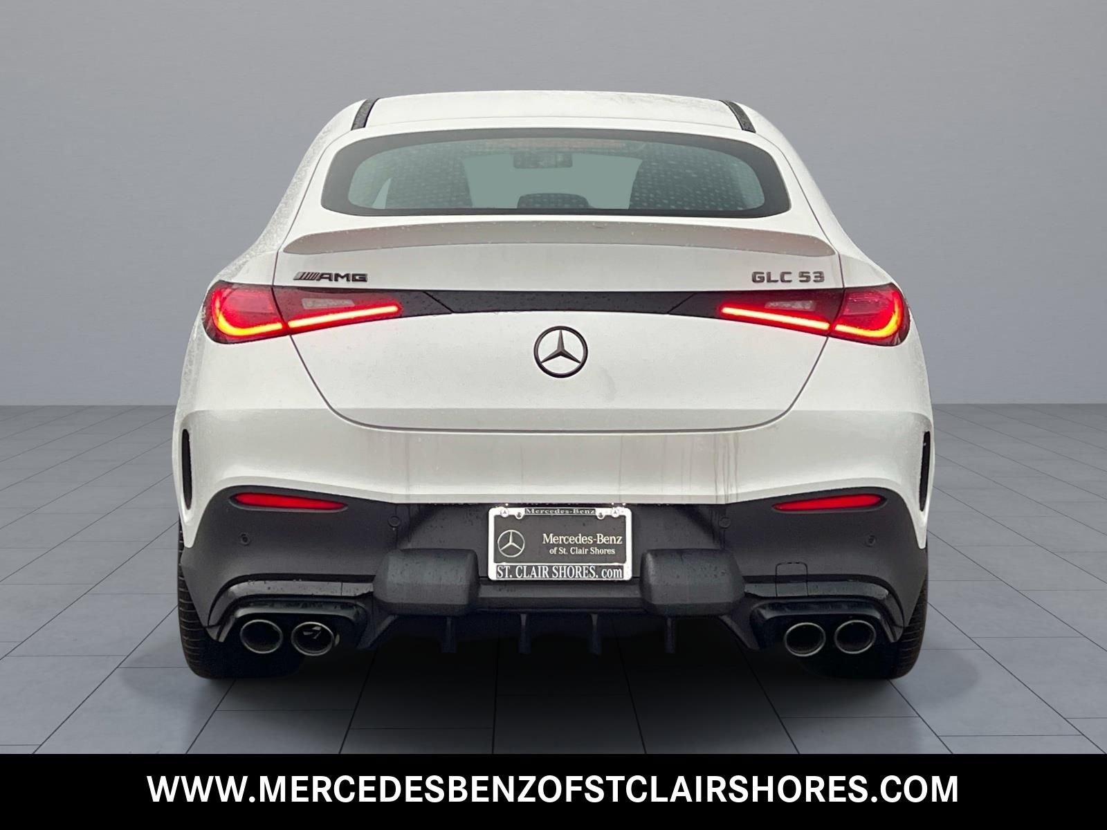 New 2027 MANUFAKTUR Moonlight White Metallic Mercedes-Benz AMG® GLC 53 4MATIC+ Coupe image 5