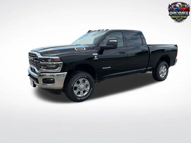 New 2026 Diamond Black Crystal Pearl-Coat Exterior Paint RAM Big Horn image 1