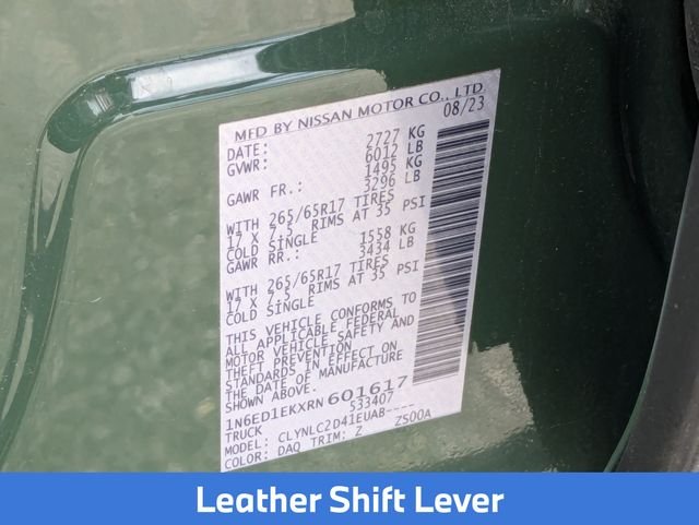 Used 2024 Green Nissan SV image 28