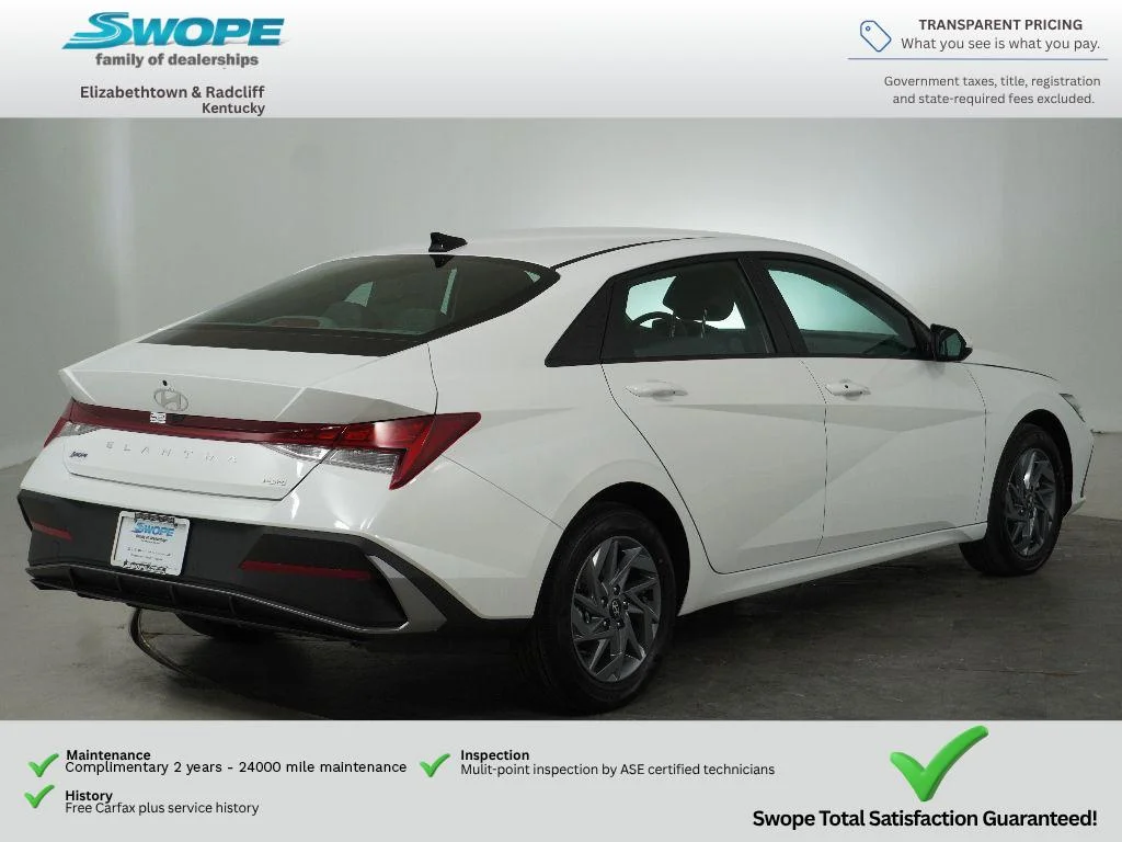 New 2026 Serenity White Hyundai Blue image 3