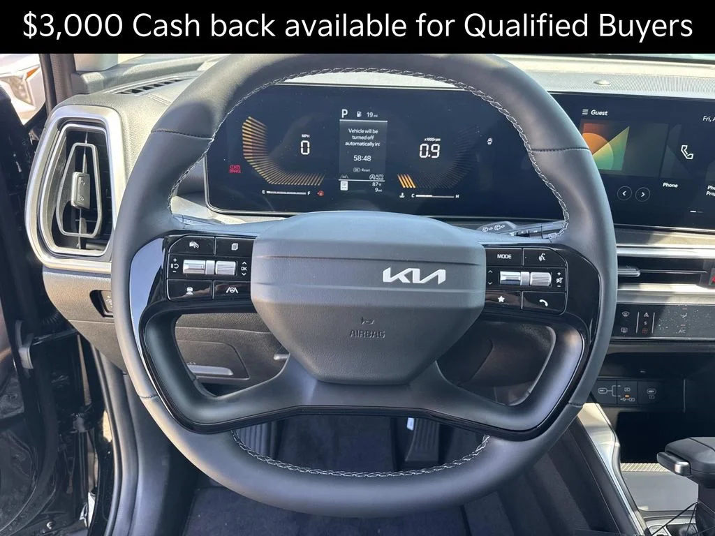 New 2026 Ebony Black Kia LX image 10