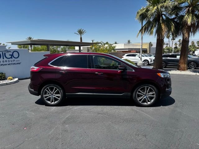 Used 2020 Burgundy Velvet Metallic Tinted Clearcoat Ford Titanium image 4