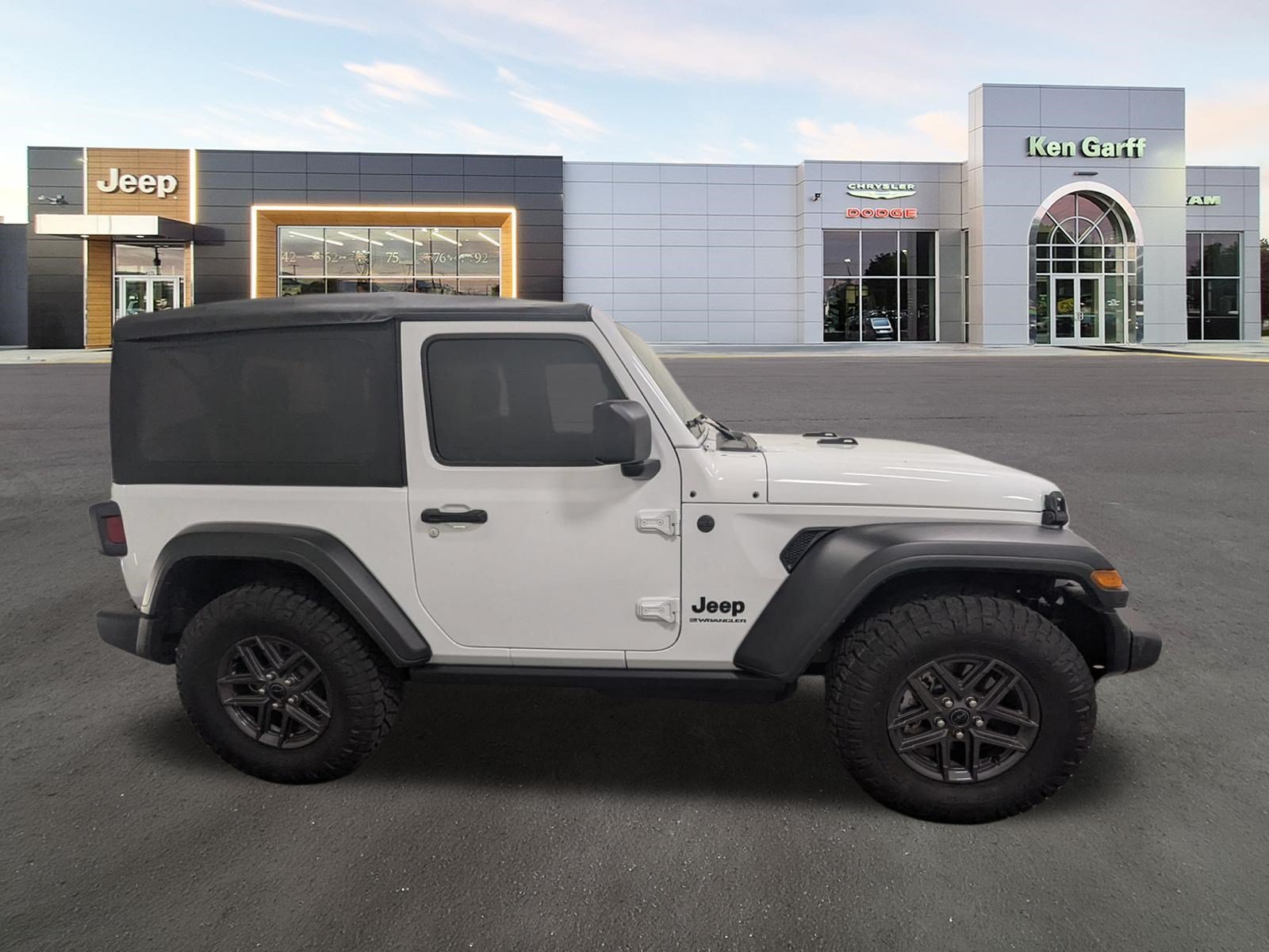 Used 2026 Bright White Clearcoat Jeep Sport image 3