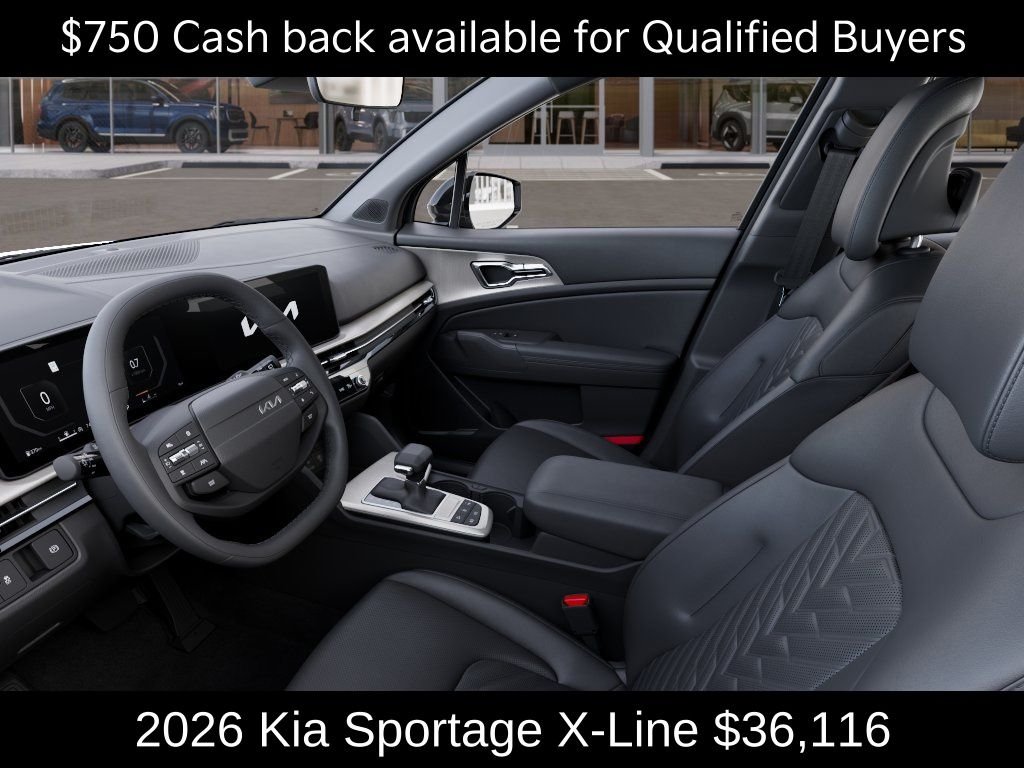 New 2026 Ebony Black Kia X-Line image 18