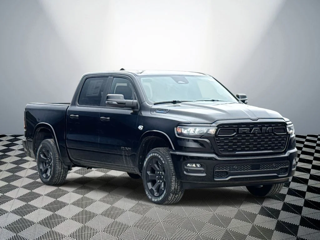 New 2026 Diamond Black Crystal Pearl-Coat Exterior Paint RAM Big Horn/Lone Star image 4