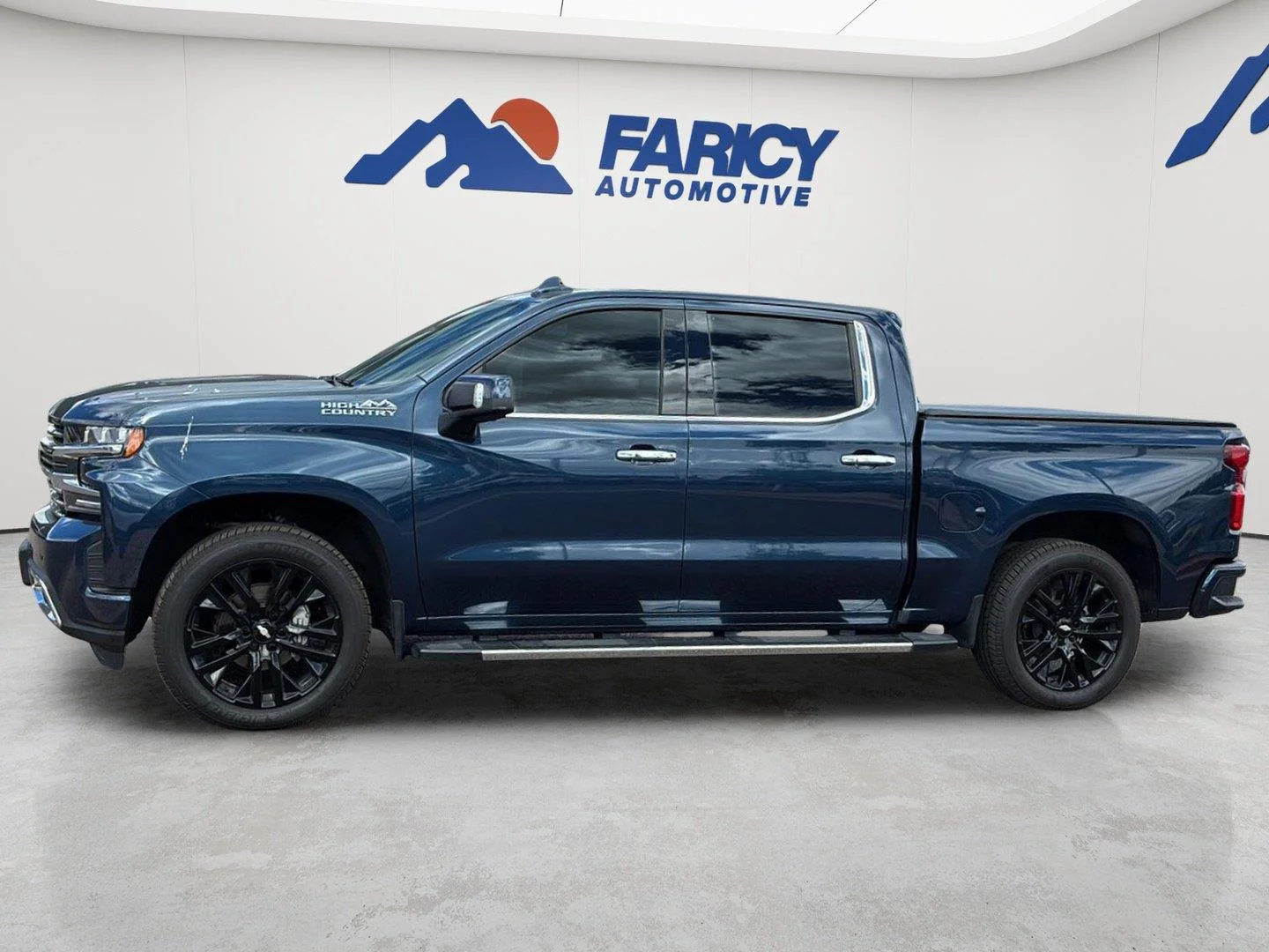 Used 2020 Northsky Blue Metallic Chevrolet High Country image 1