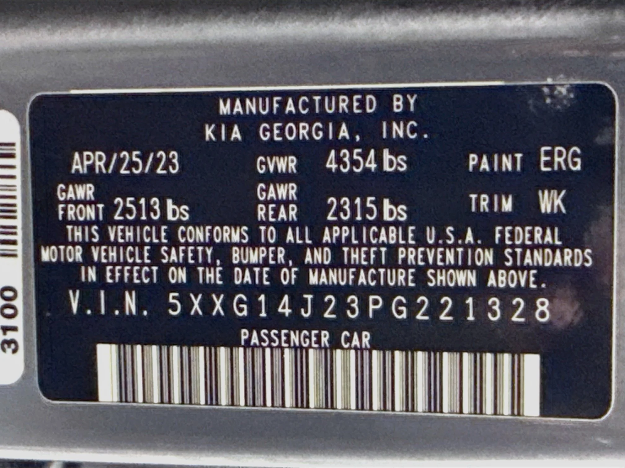 Used 2023 Everlasting Silver Kia LXS image 36