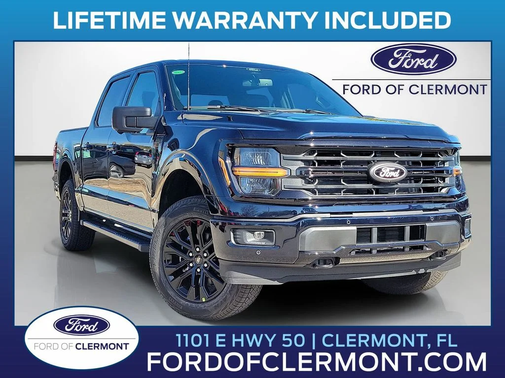 New 2026 Antimatter Blue Metallic Ford XLT image 1