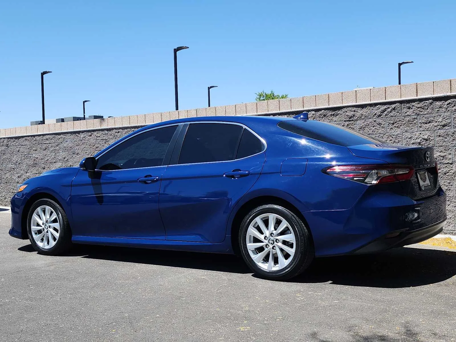 Used 2023 Reservoir Blue Toyota LE image 6