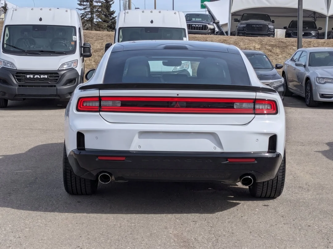 New 2026 White Dodge Scat Pack - - Blacktop Pkg - Two-Tone Black Roof - 20 Black Wheels - Adaptive Cruise & More! image 7