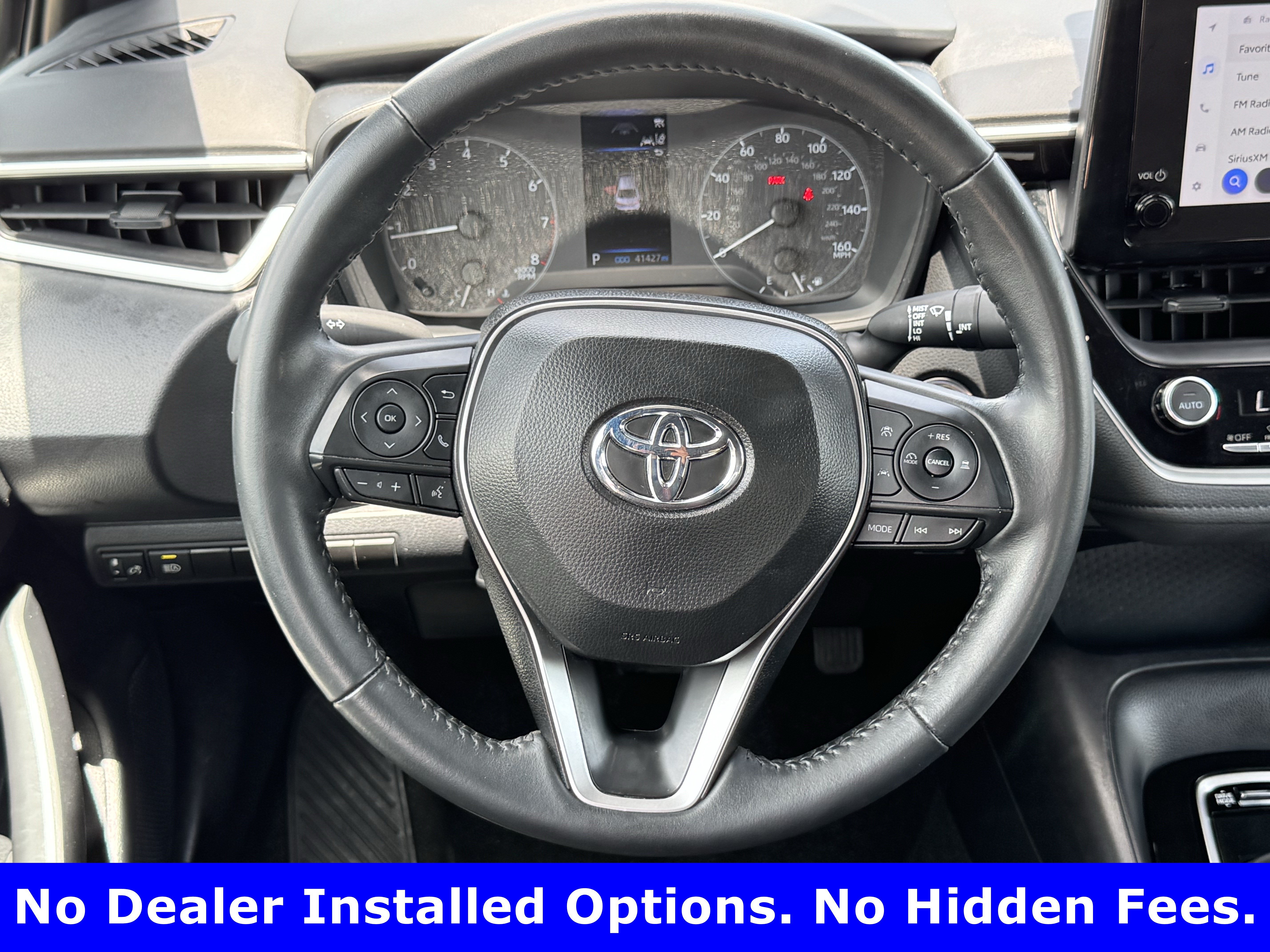 Used 2025 Midnight Black Metallic Toyota SE image 11