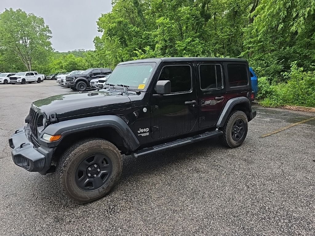Used 2021 Jeep Wrangler Unlimited Sport with VIN 1C4HJXDN8MW506645 for sale in Kansas City