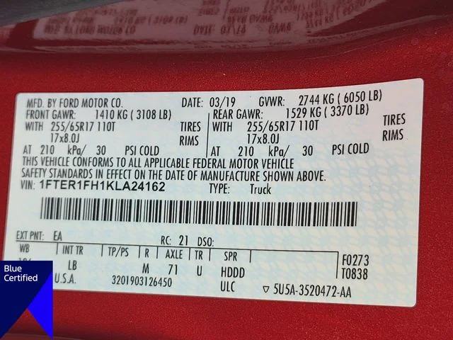 Used 2019 Red Ford XLT image 36