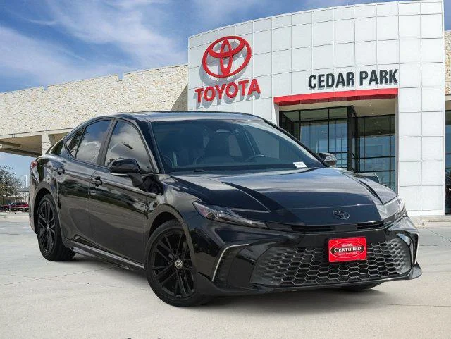 Certified Used 2025 MIDNIGHT BLACK METAL Toyota SE image 32