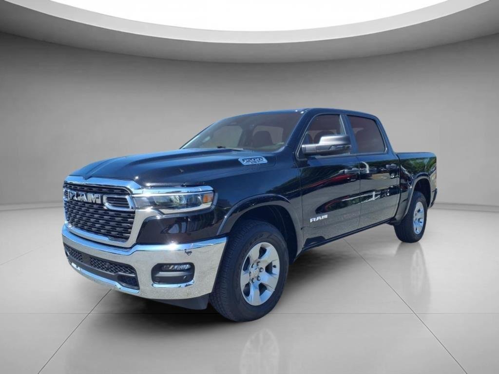 New 2025 Diamond Black Crystal Pearl-Coat Exterior Paint RAM Big Horn image 1