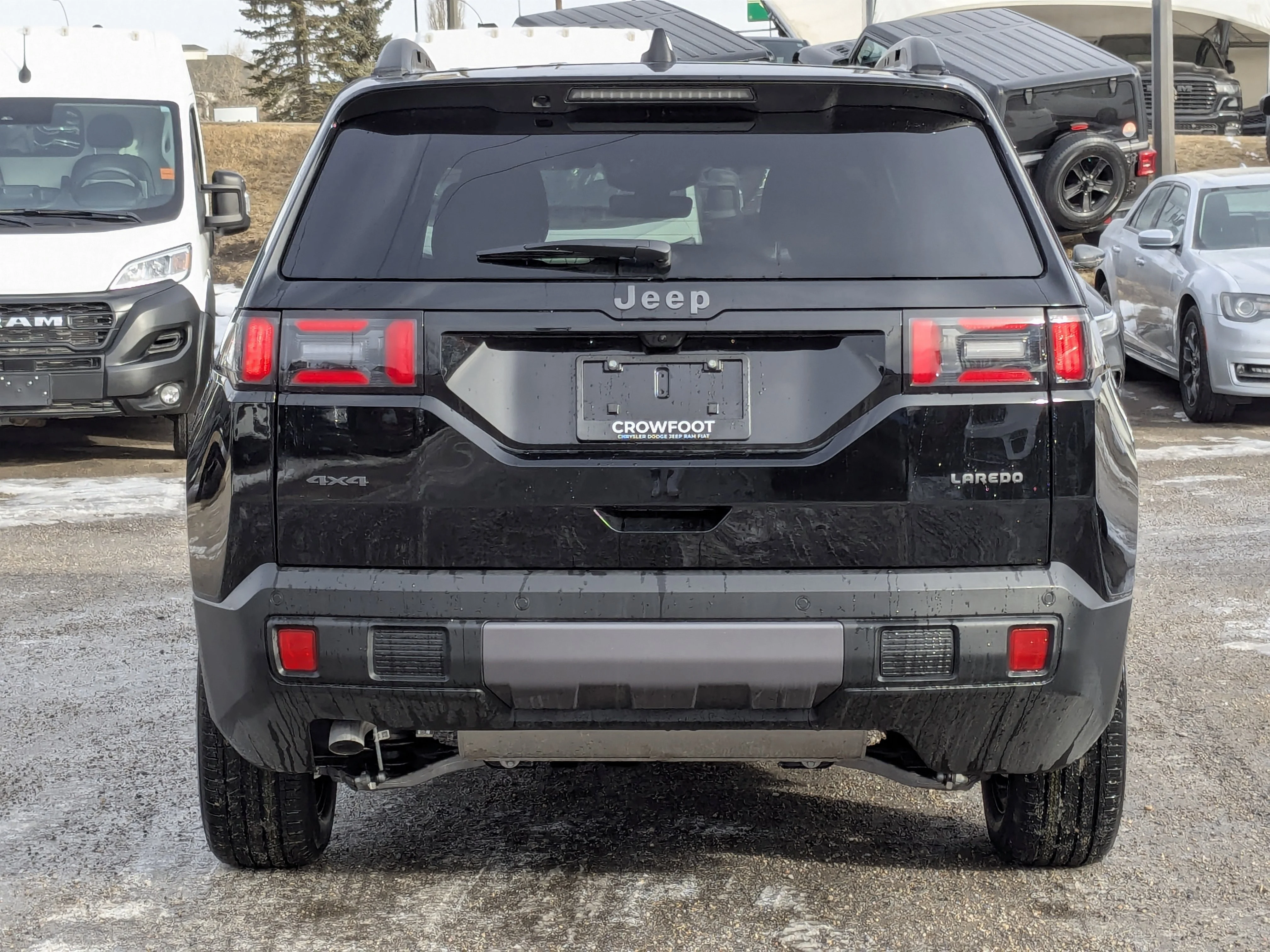 New 2026 Black Jeep Laredo - - Pkg 23F  - Diamond Black Paint  - Compact Spare  - 1.6L Turbo Hybrid  & More image 7