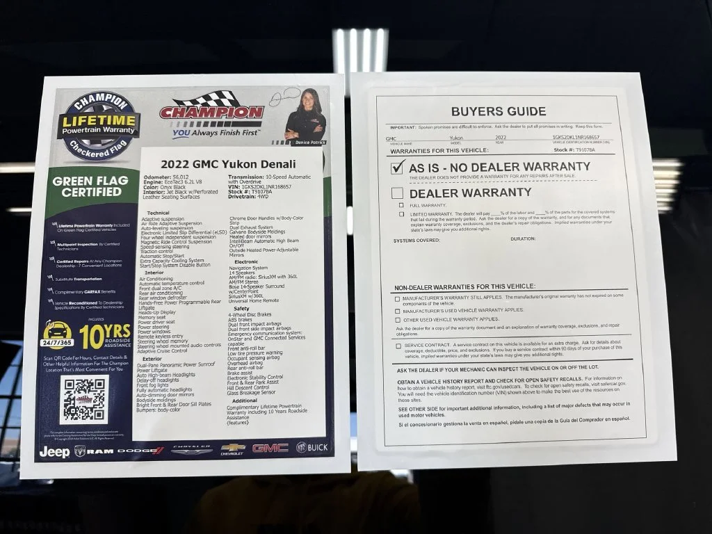 Certified Used 2022 ONYX BLACK GMC Denali image 43
