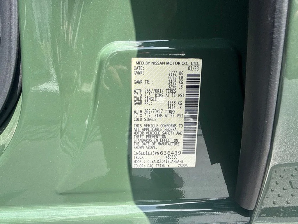Used 2023 Tactical Green Nissan PRO-X image 5