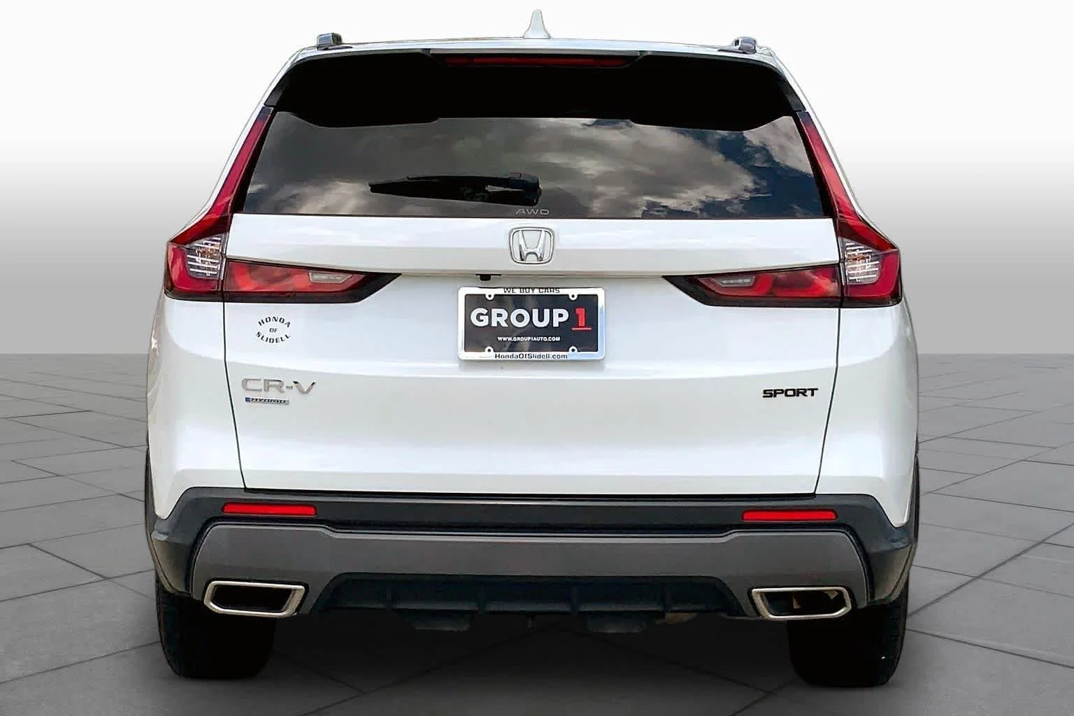 Used 2023 Platinum White Pearl Honda HYB AWD SPORT BD image 5
