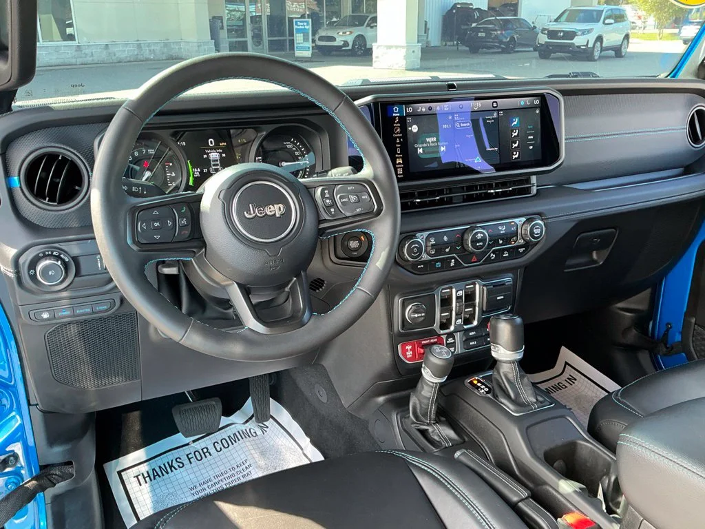 Used 2024 Blue Jeep Rubicon 4xe image 30