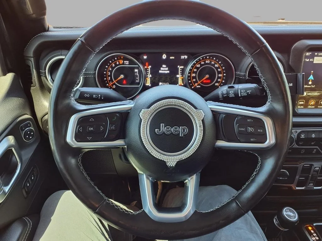 Used 2022 Black Jeep Unlimited Sahara image 16