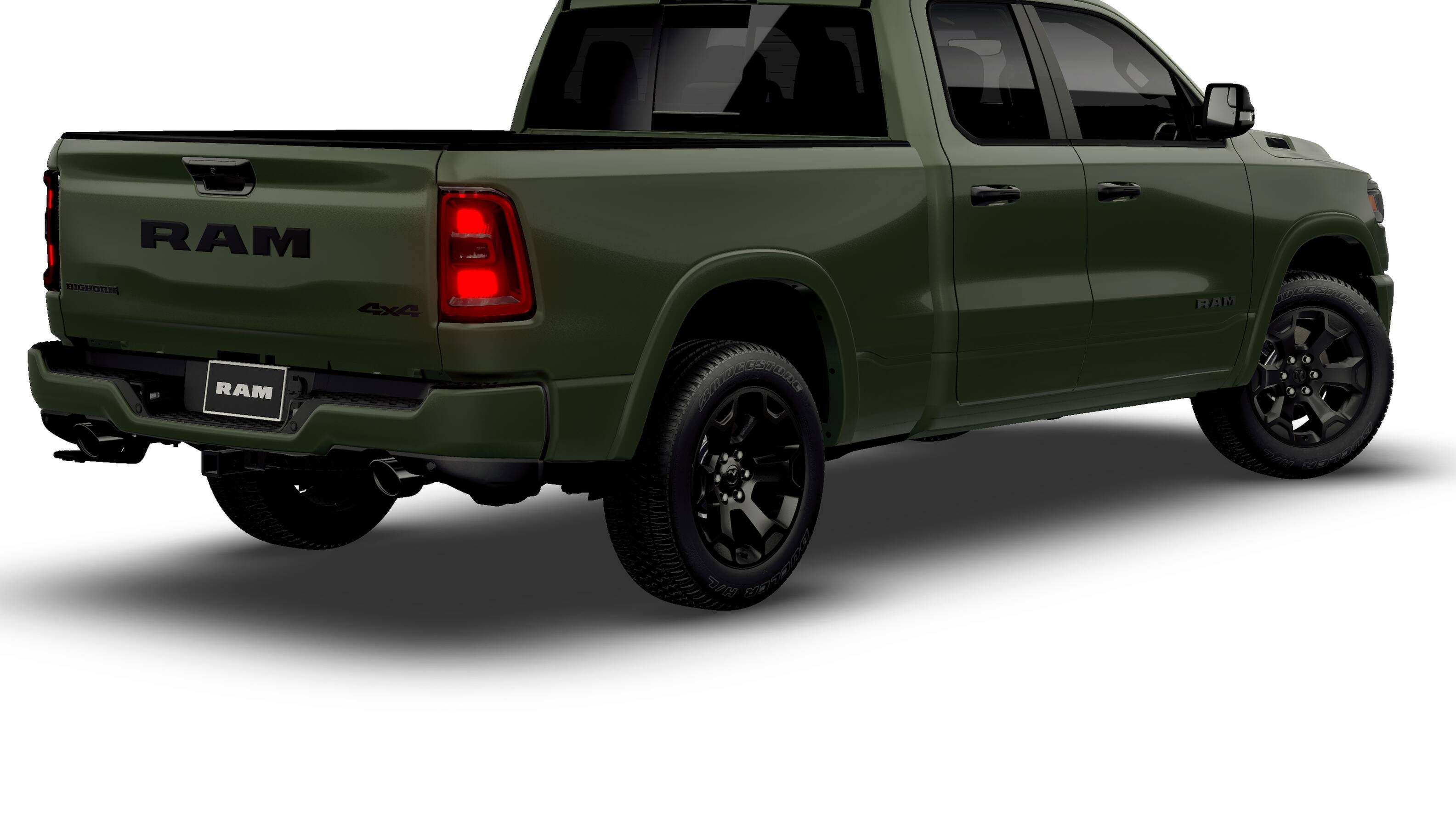 New 2026 Serrano-Green Metallic Exterior Paint RAM BIG HORN image 14