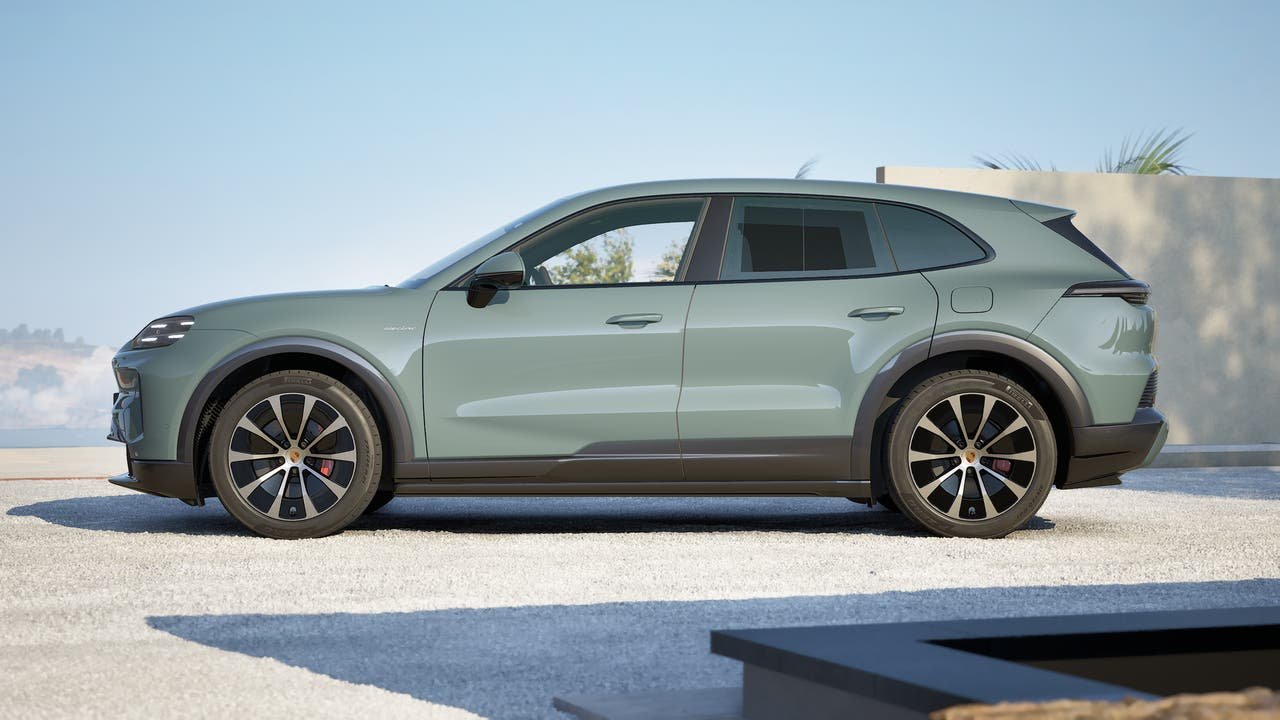 New 2026 Mystic Green Metallic Porsche S Electric image 2