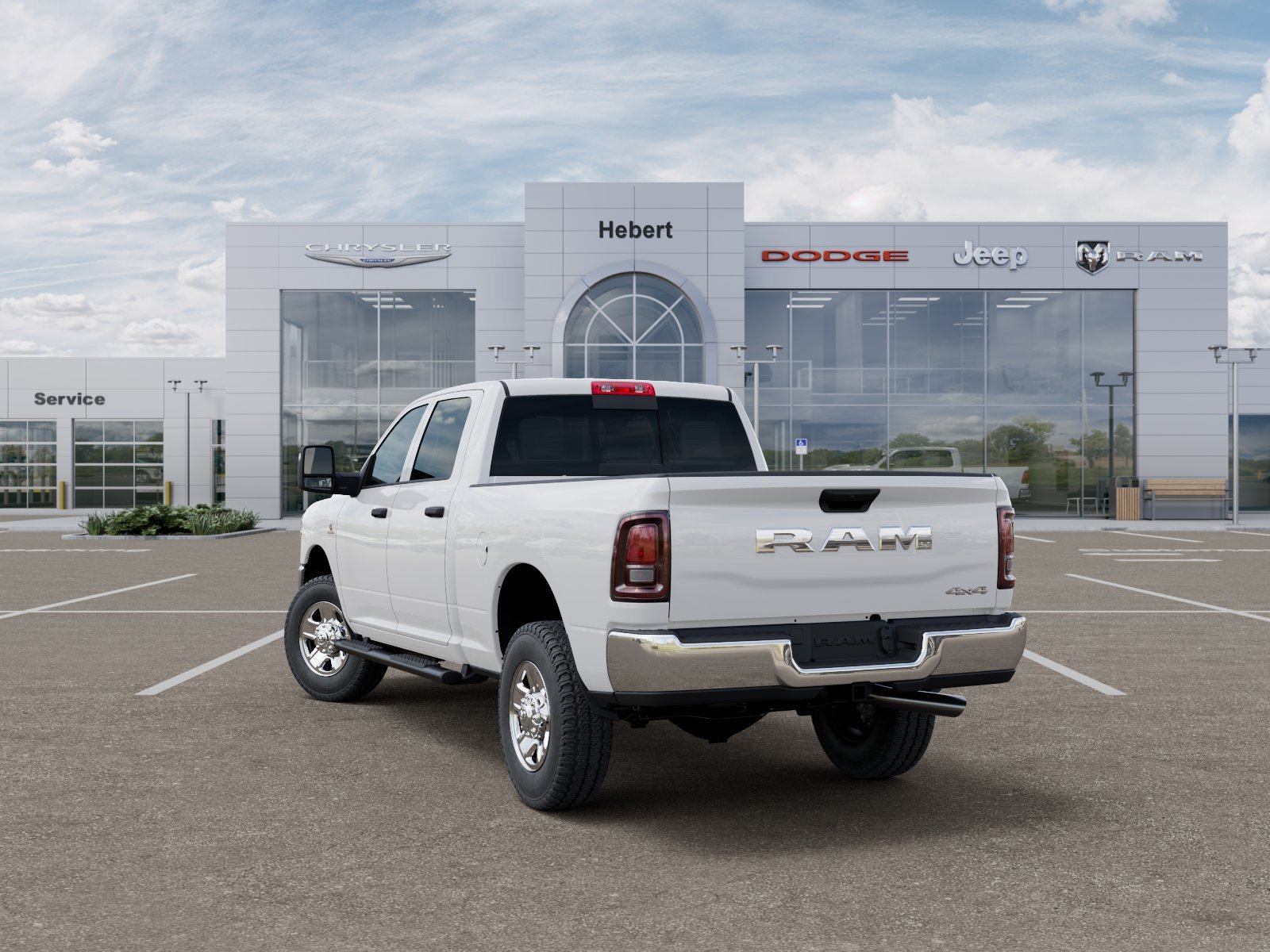 New 2026 Bright White Clear-Coat Exterior Paint RAM Tradesman image 29